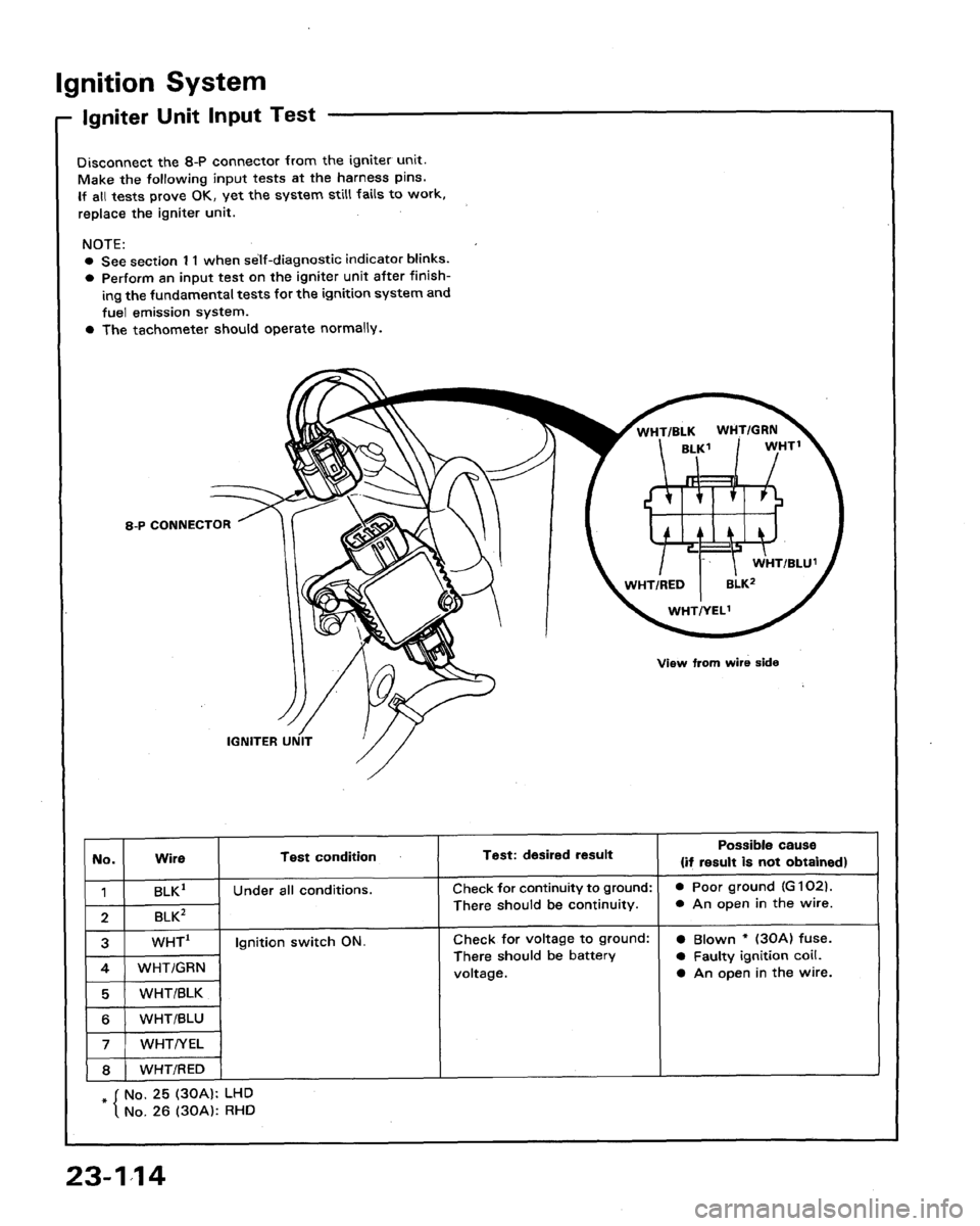 ACURA LEGEND 1991  Service Repair Manual 