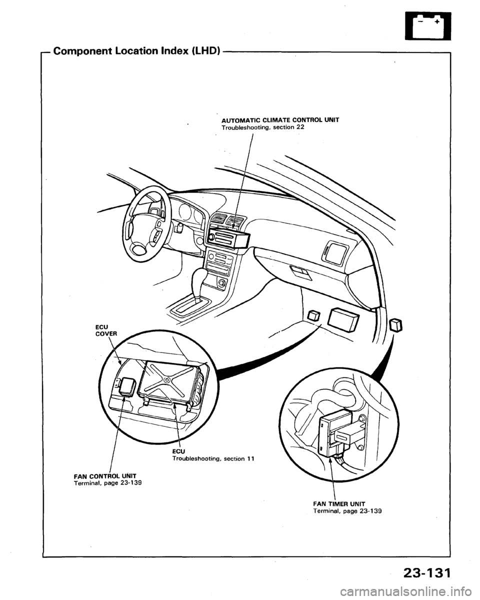 ACURA LEGEND 1991  Service Repair Manual 