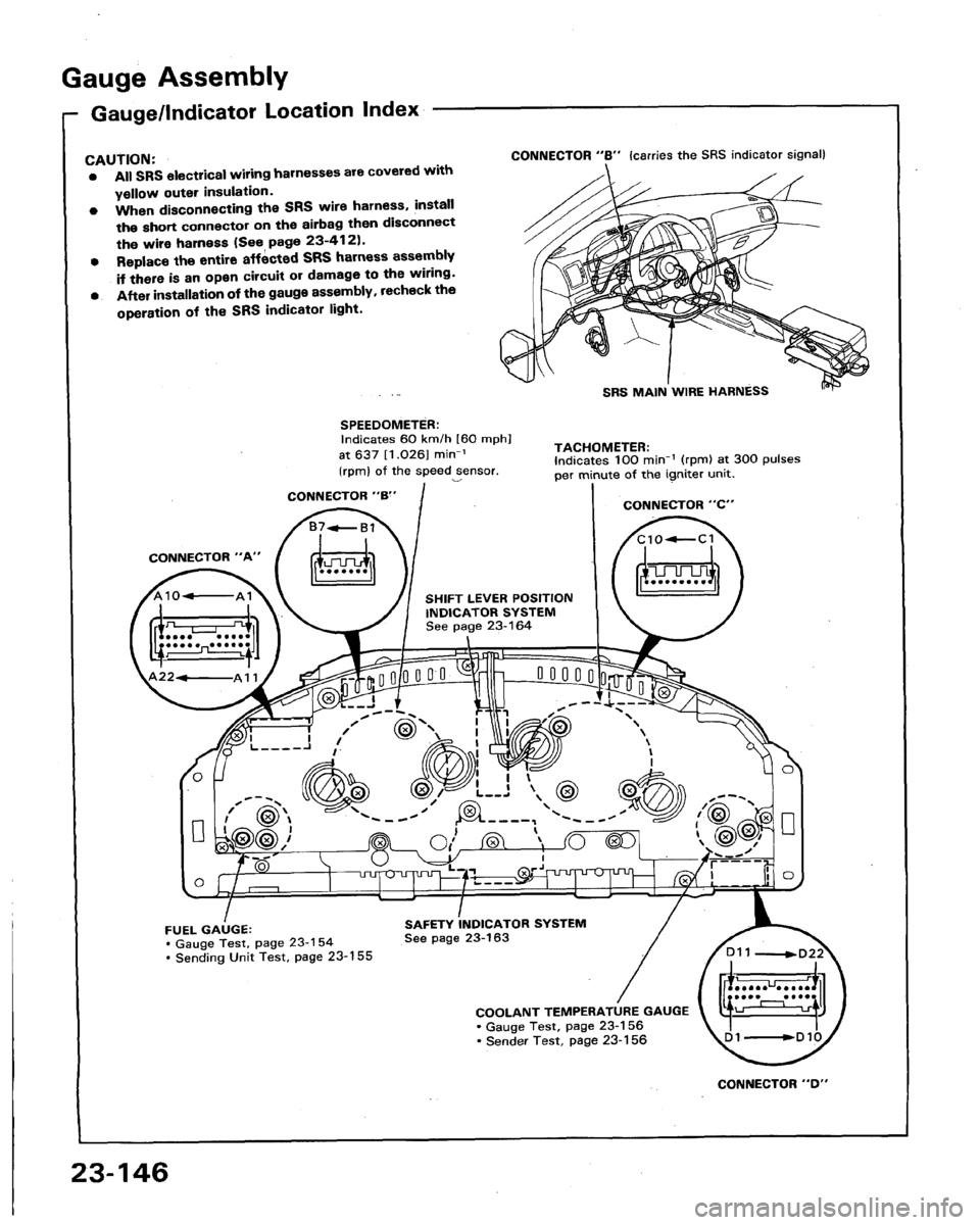 ACURA LEGEND 1991  Service Repair Manual 
