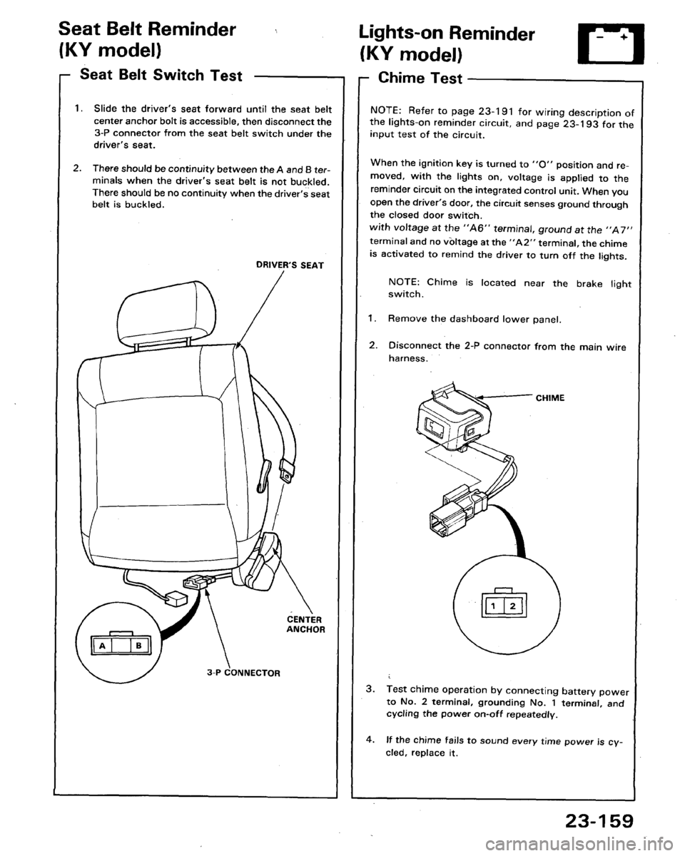 ACURA LEGEND 1991  Service Repair Manual 