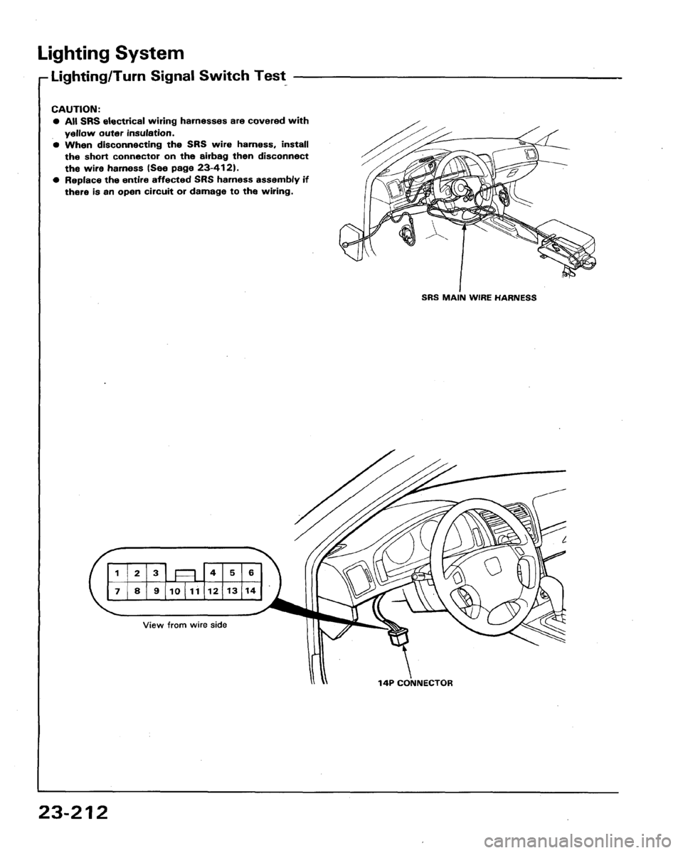 ACURA LEGEND 1991  Service Repair Manual 