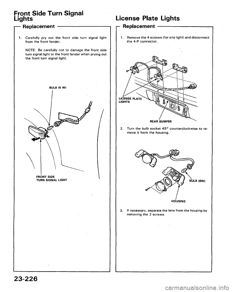 ACURA LEGEND 1991  Service Repair Manual 