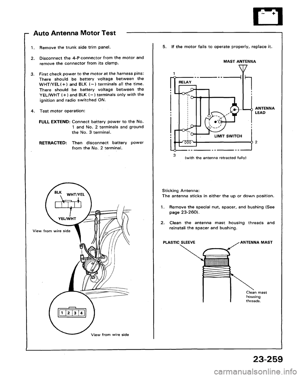 ACURA LEGEND 1991  Service Repair Manual 