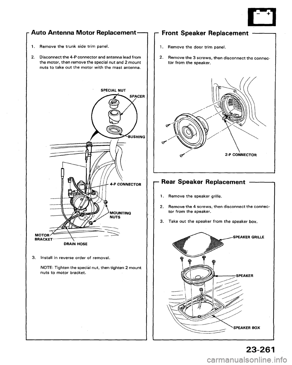 ACURA LEGEND 1991  Service Repair Manual 