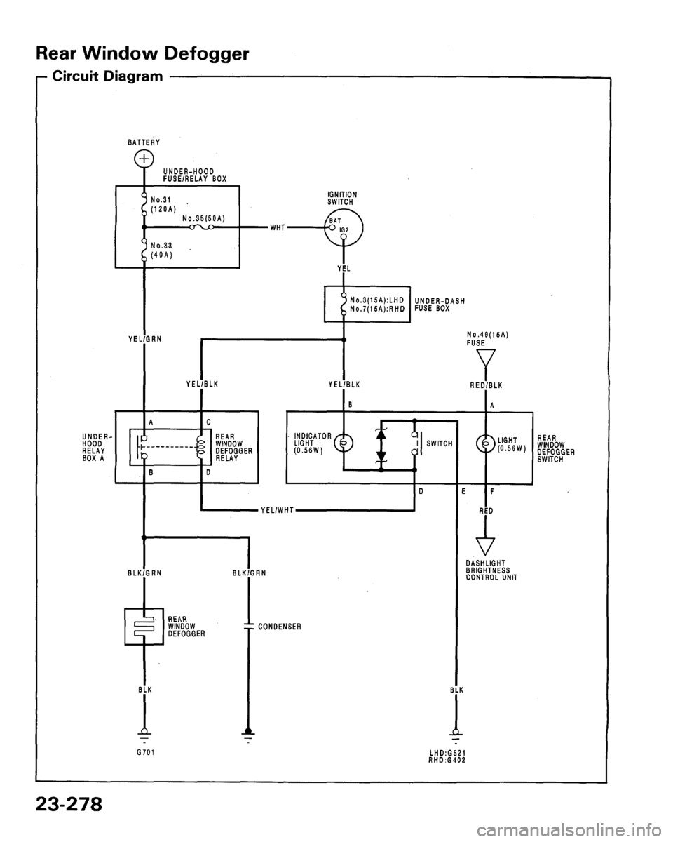 ACURA LEGEND 1991 Service Repair Manual ACURA LEGEND 1991 Service Repair Manual