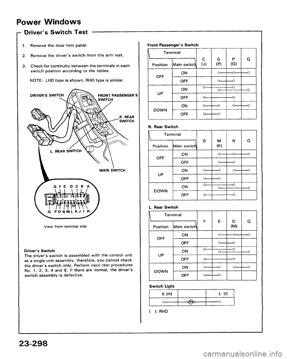 ACURA LEGEND 1991 Service Repair Manual ACURA LEGEND 1991 Service Repair Manual