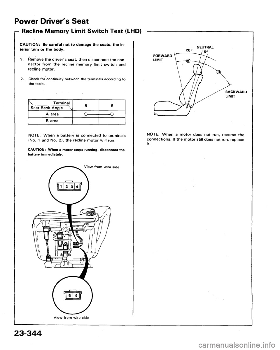 ACURA LEGEND 1991  Service Repair Manual 