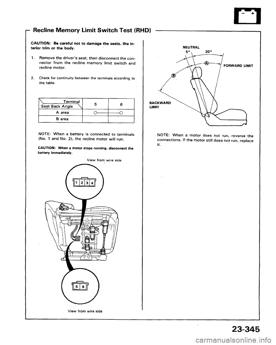 ACURA LEGEND 1991  Service Repair Manual 