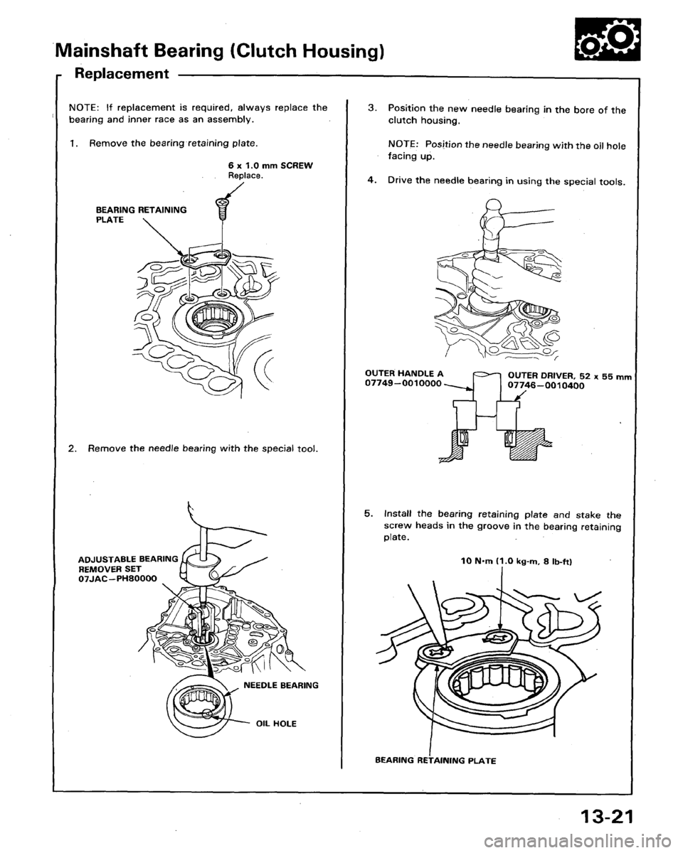 ACURA LEGEND 1991  Service Repair Manual 
