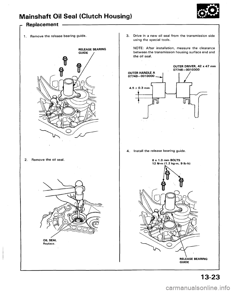 ACURA LEGEND 1991  Service Repair Manual 