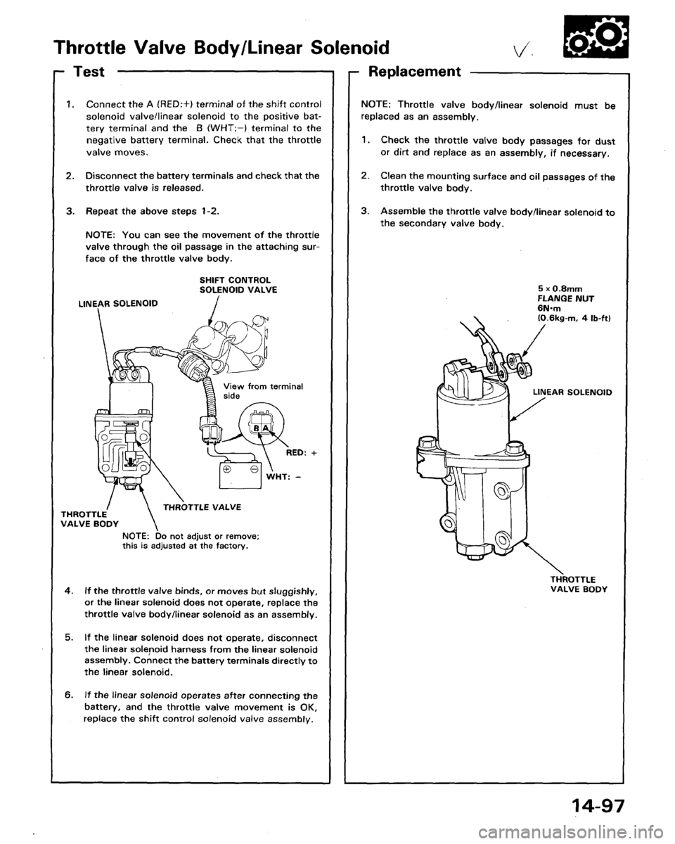 ACURA LEGEND 1991  Service Repair Manual 