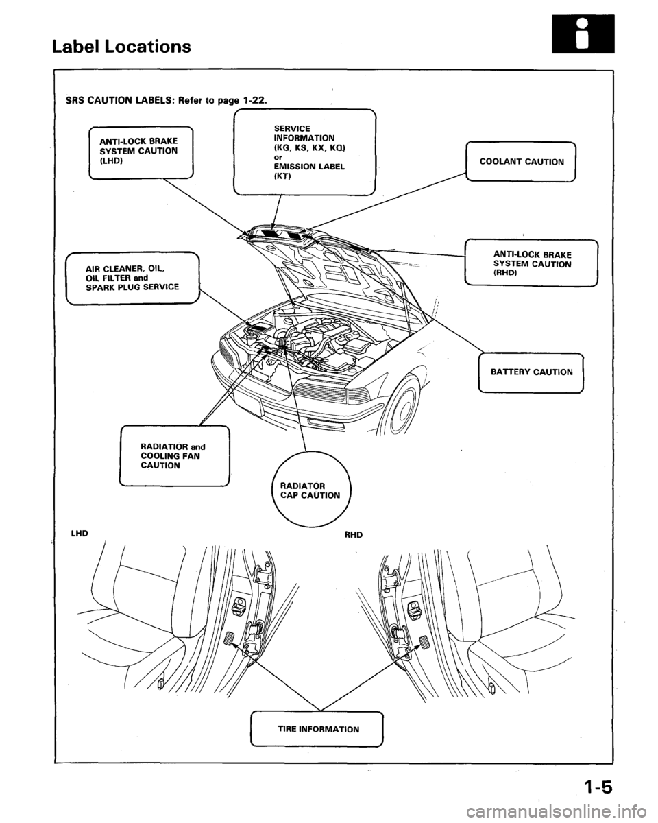 ACURA LEGEND 1991  Service Repair Manual 