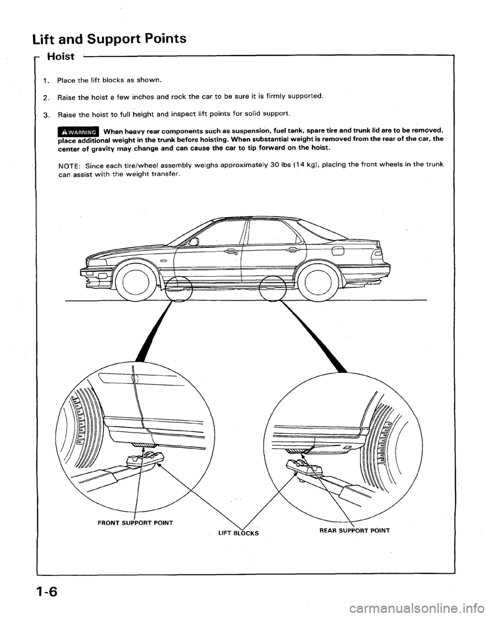 ACURA LEGEND 1991  Service Repair Manual 