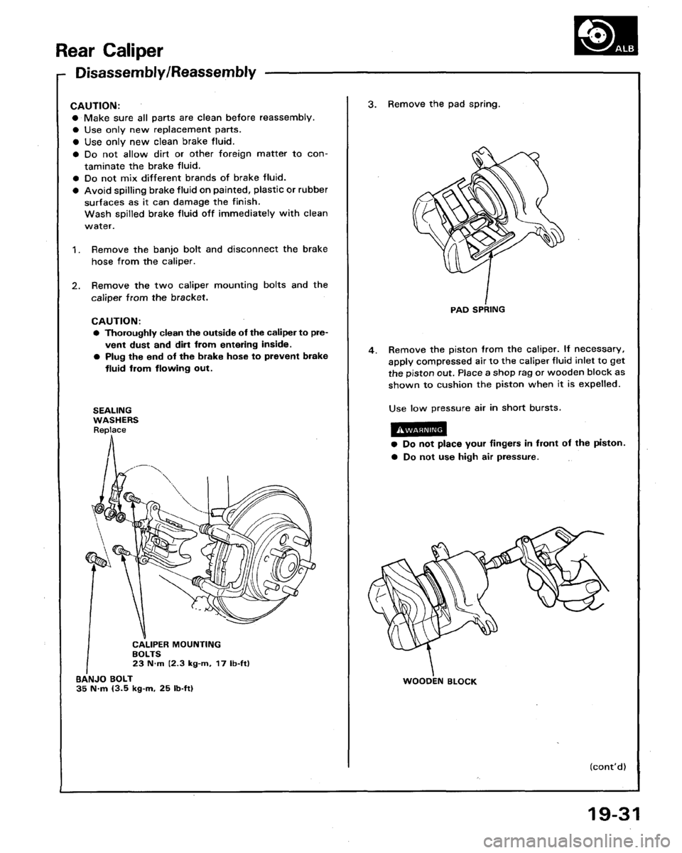 ACURA LEGEND 1991 Service Repair Manual ACURA LEGEND 1991 Service Repair Manual
