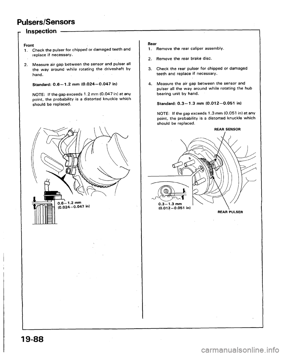 ACURA LEGEND 1991 Service Repair Manual ACURA LEGEND 1991 Service Repair Manual