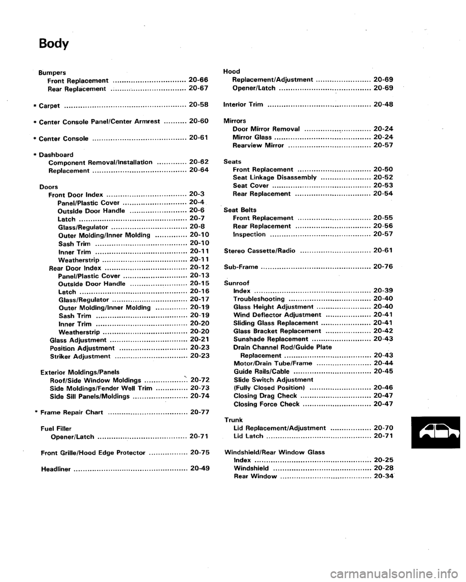 ACURA LEGEND 1991 Service Repair Manual ACURA LEGEND 1991 Service Repair Manual
