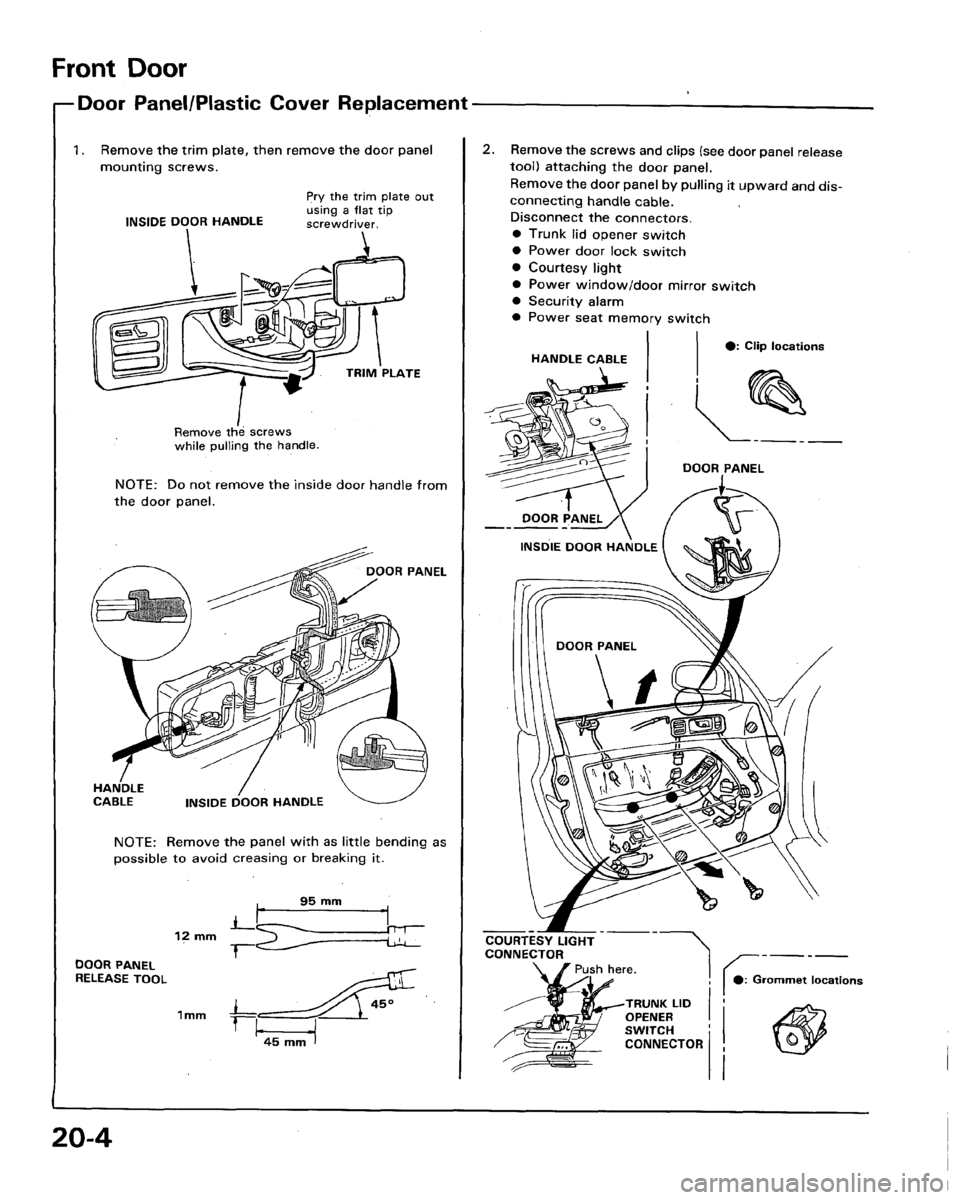ACURA LEGEND 1991 Service Repair Manual ACURA LEGEND 1991 Service Repair Manual
