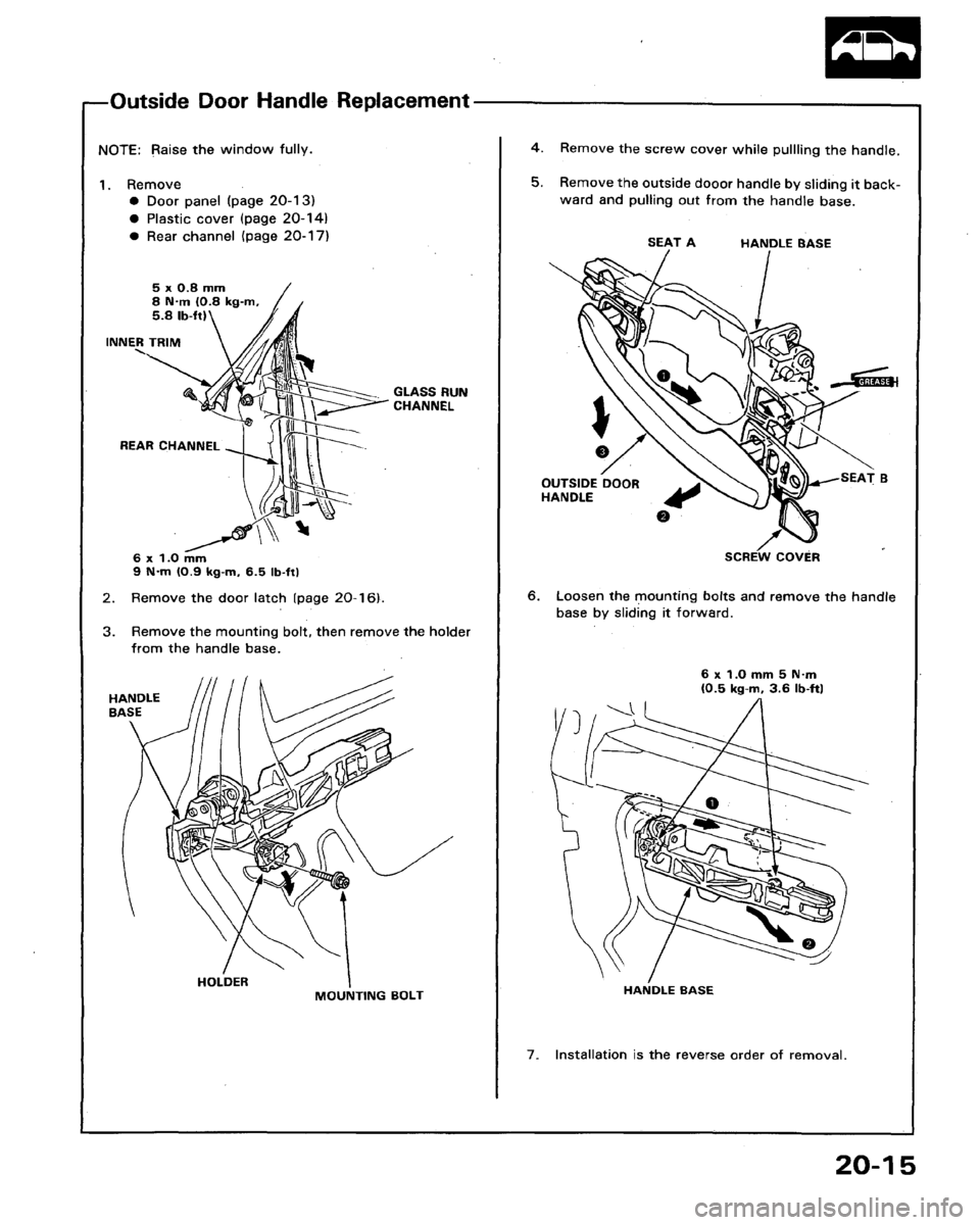 ACURA LEGEND 1991 Service Repair Manual ACURA LEGEND 1991 Service Repair Manual