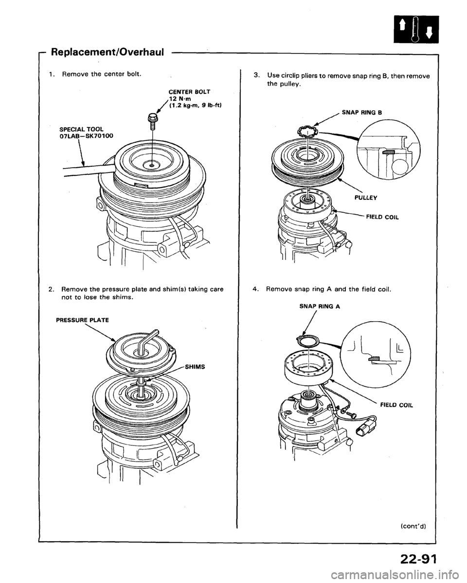 ACURA LEGEND 1991 Service Repair Manual ACURA LEGEND 1991 Service Repair Manual