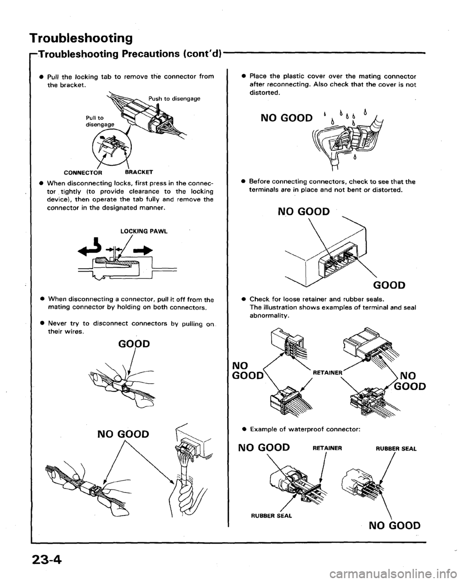 ACURA LEGEND 1991  Service Repair Manual 