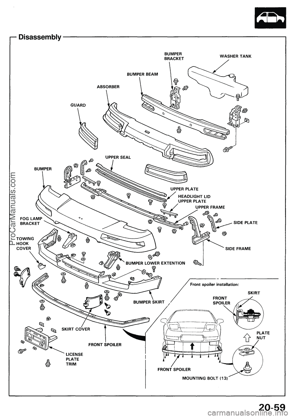 ACURA NSX 1997  Service Repair Manual Disassembly
ProCarManuals.com 