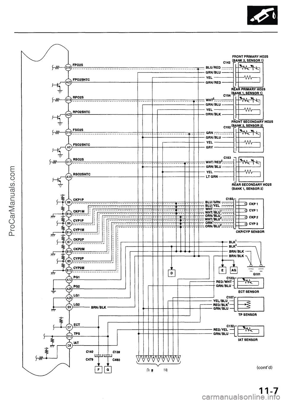 ACURA NSX 1997  Service Repair Manual 
(To page 11-8)ProCarManuals.com 