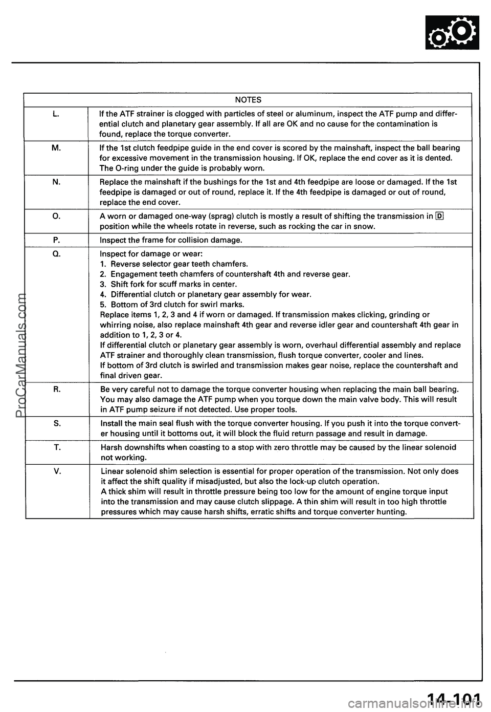 ACURA NSX 1997  Service Repair Manual ProCarManuals.com 