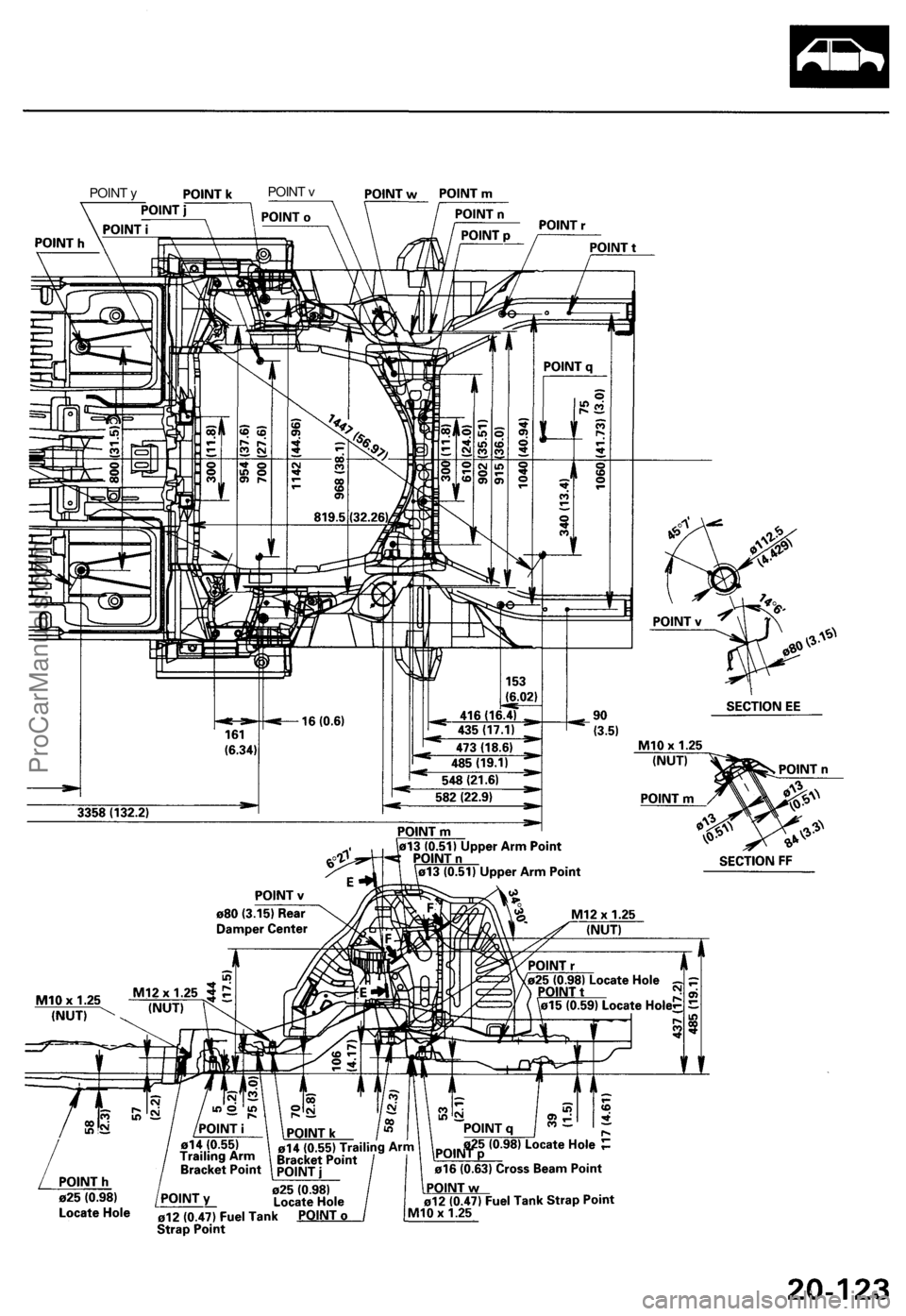 ACURA TL 1995  Service Repair Manual 
POINT y 
POINT vProCarManuals.com 