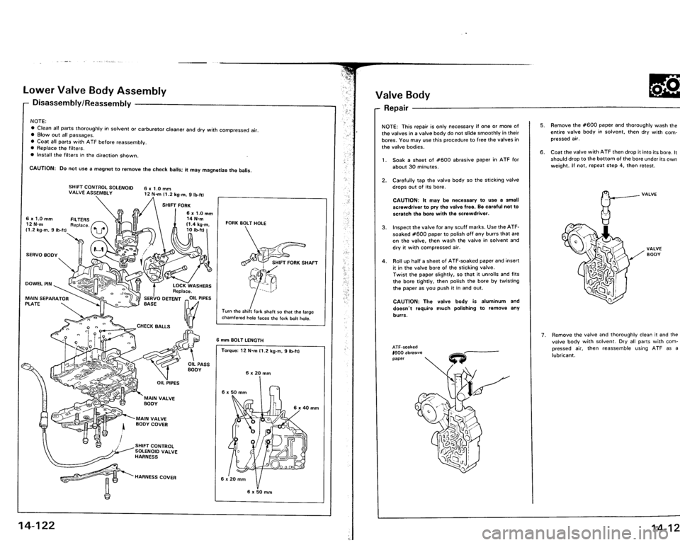 ACURA VIGOR 1993  Service Repair Manual 