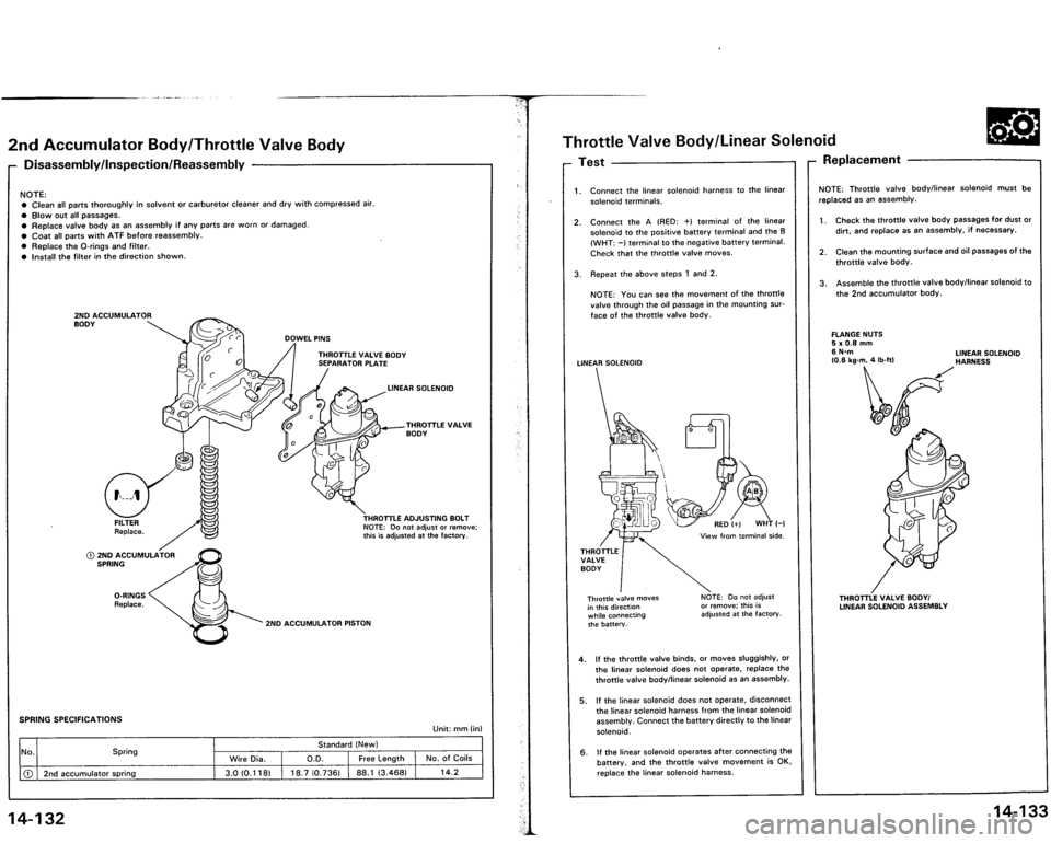 ACURA VIGOR 1993  Service Repair Manual 