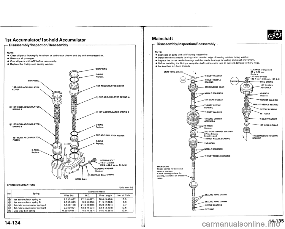 ACURA VIGOR 1993  Service Repair Manual 