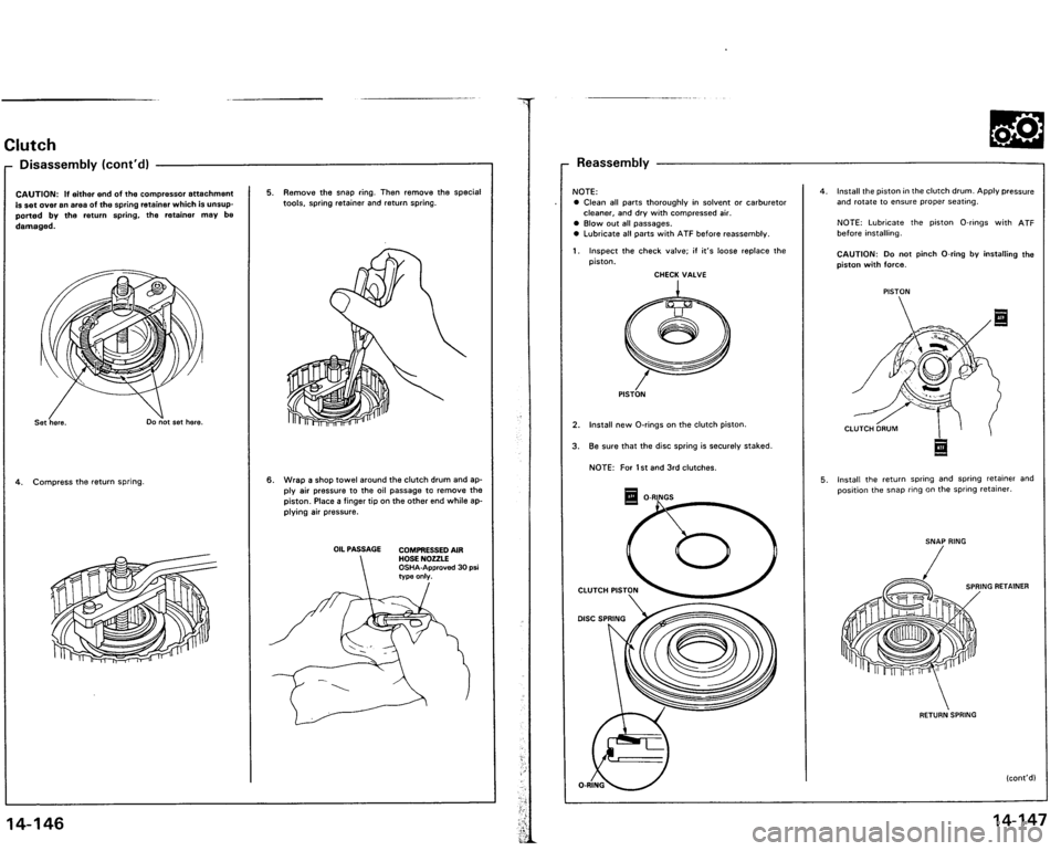 ACURA VIGOR 1993  Service Repair Manual 