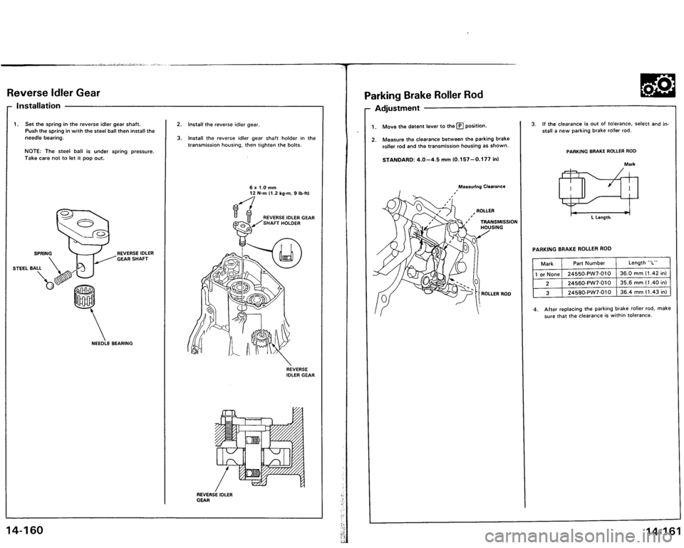 ACURA VIGOR 1993  Service Repair Manual 