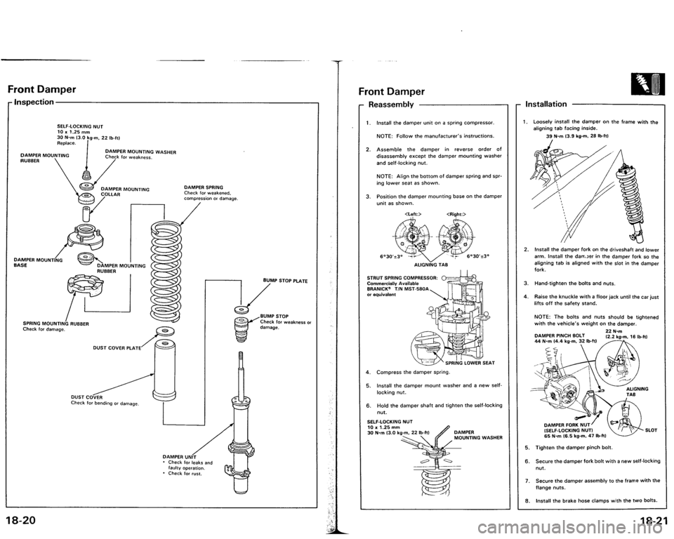 ACURA VIGOR 1993  Service Repair Manual 