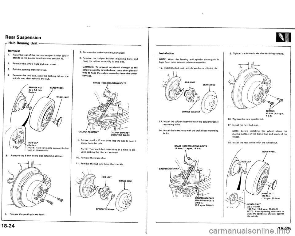 ACURA VIGOR 1993  Service Repair Manual 