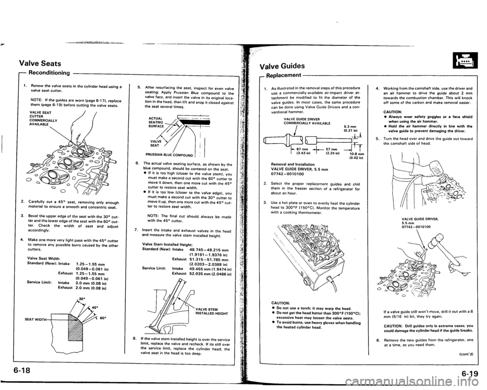 ACURA VIGOR 1993 Service Owners Guide ACURA VIGOR 1993 Service Owners Guide