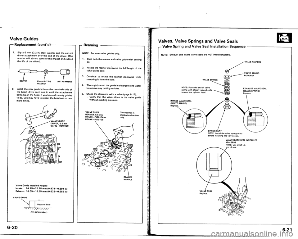 ACURA VIGOR 1993 Service Service Manual ACURA VIGOR 1993 Service Service Manual
