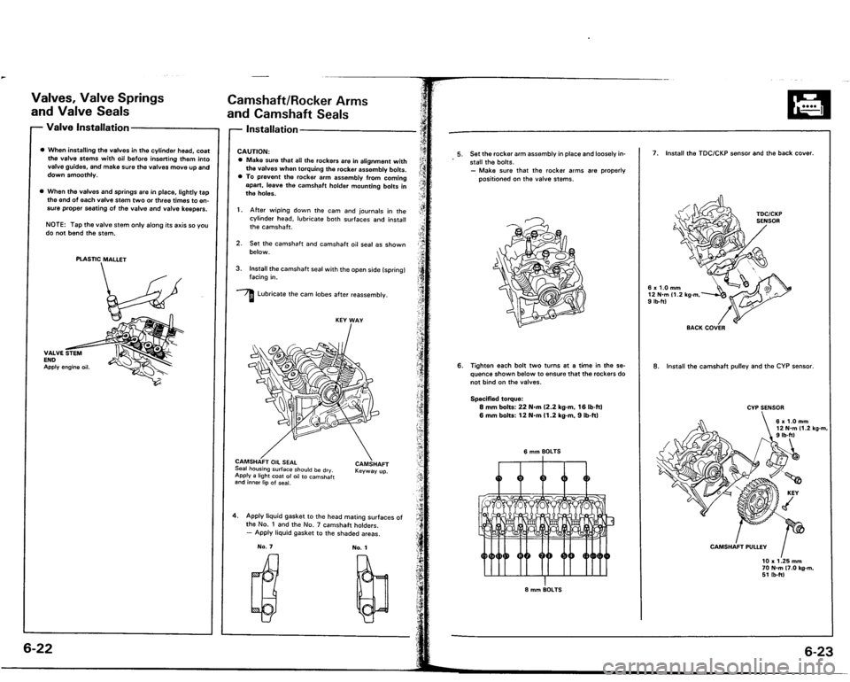 ACURA VIGOR 1993 Service Service Manual ACURA VIGOR 1993 Service Service Manual