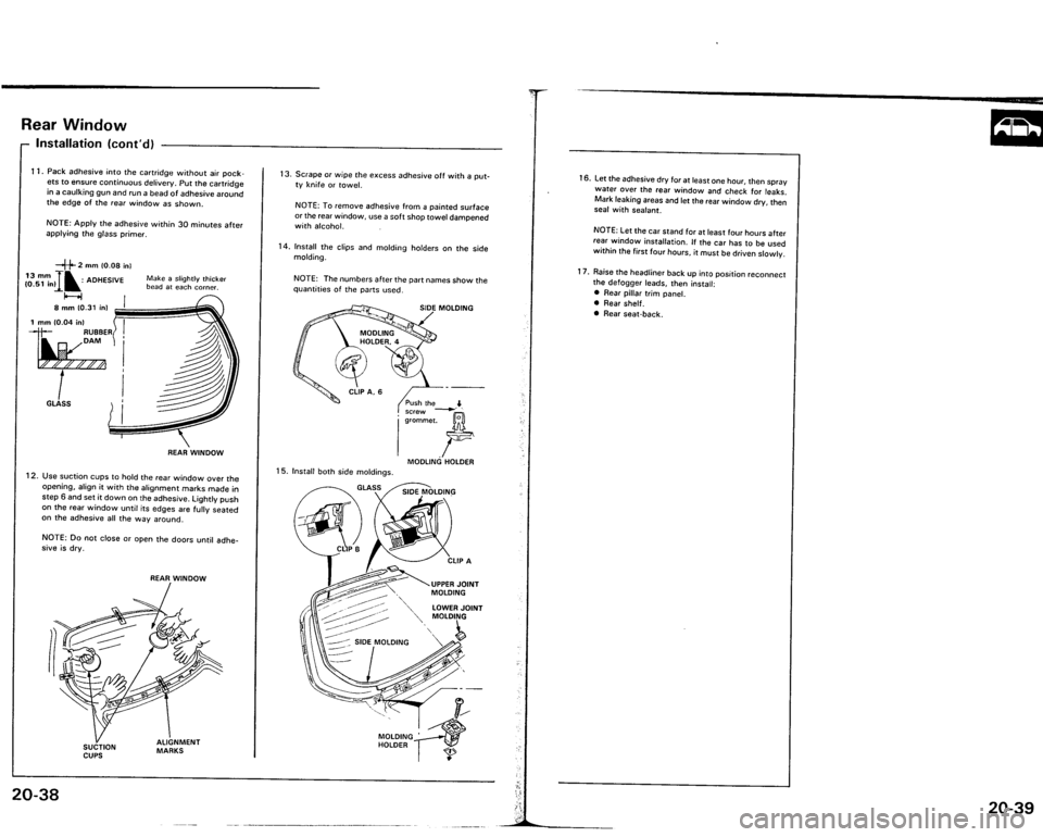 ACURA VIGOR 1993  Service Repair Manual 