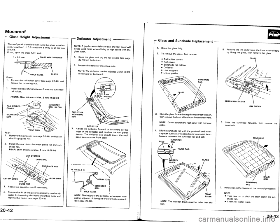 ACURA VIGOR 1993  Service Repair Manual 