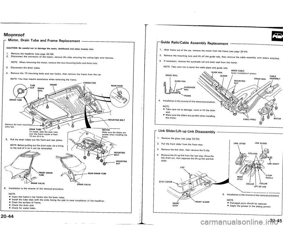 ACURA VIGOR 1993  Service Repair Manual 