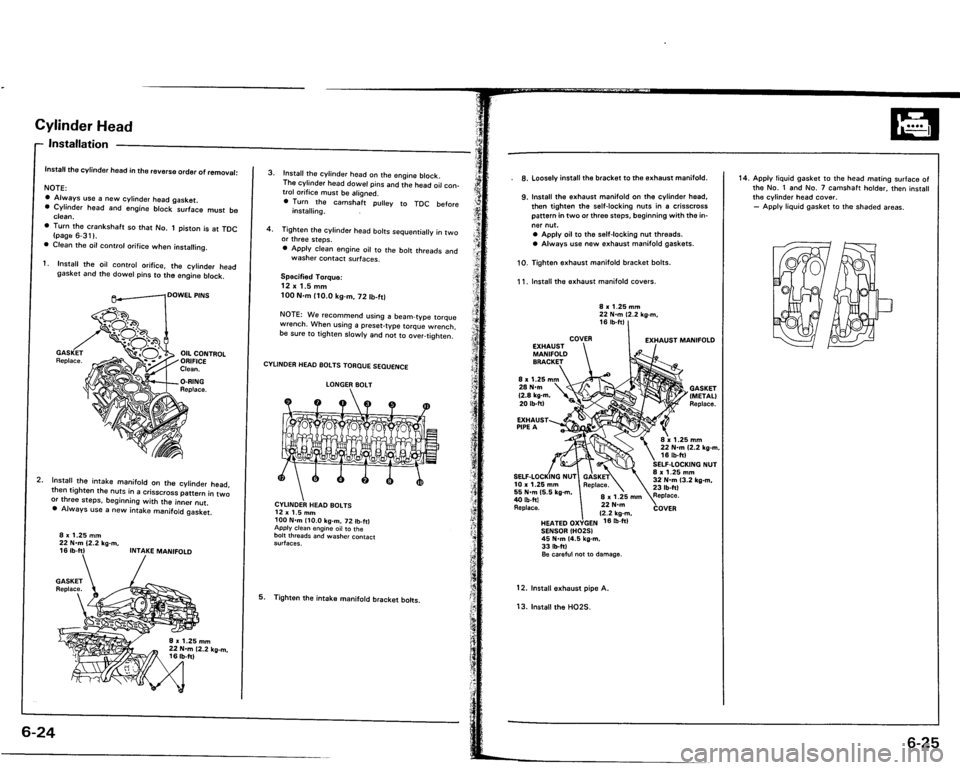ACURA VIGOR 1993 Service Service Manual ACURA VIGOR 1993 Service Service Manual