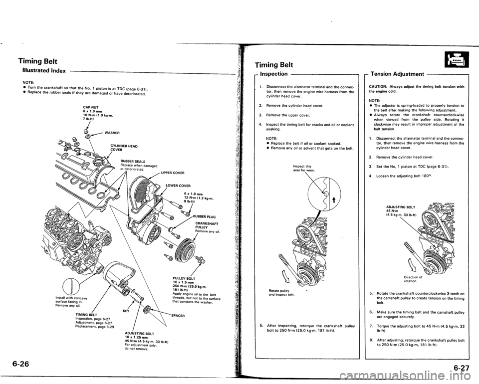 ACURA VIGOR 1993 Service Service Manual ACURA VIGOR 1993 Service Service Manual