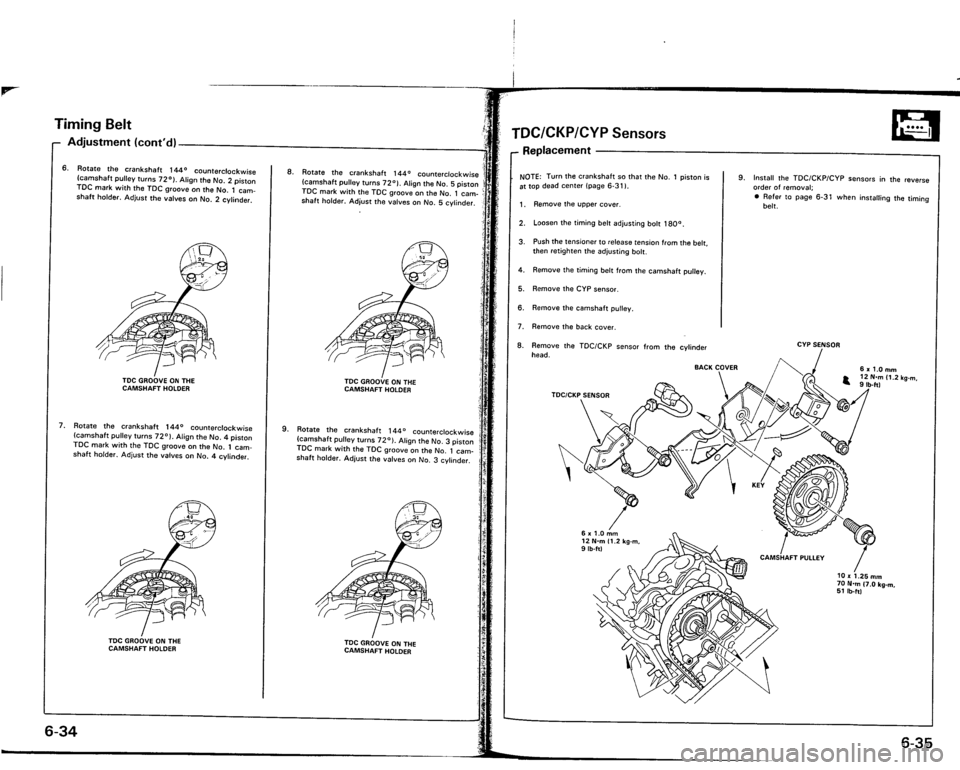 ACURA VIGOR 1993 Service Service Manual ACURA VIGOR 1993 Service Service Manual