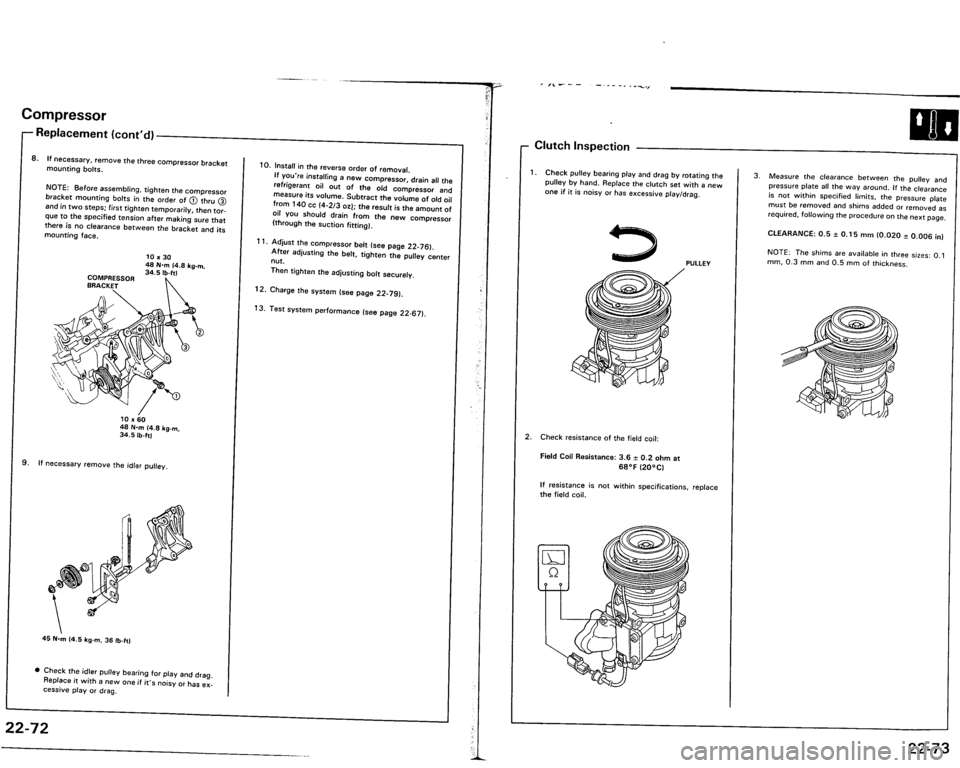ACURA VIGOR 1993  Service Repair Manual 