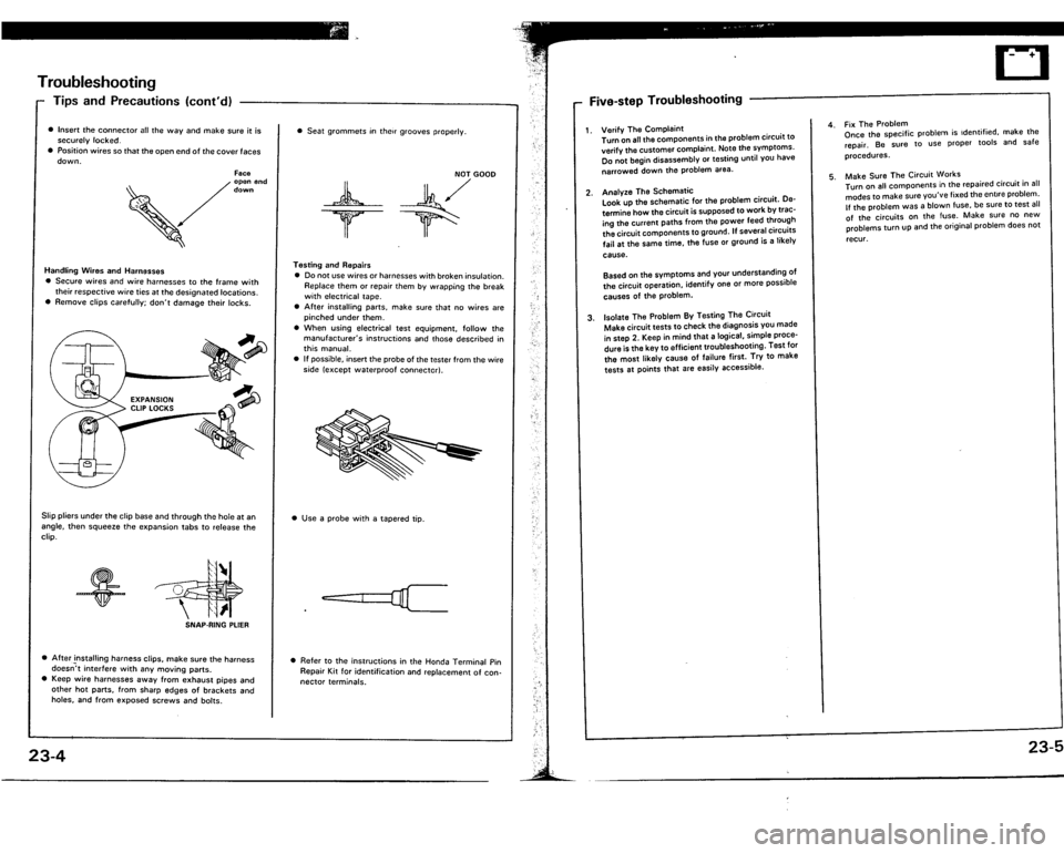 ACURA VIGOR 1993  Service Repair Manual 