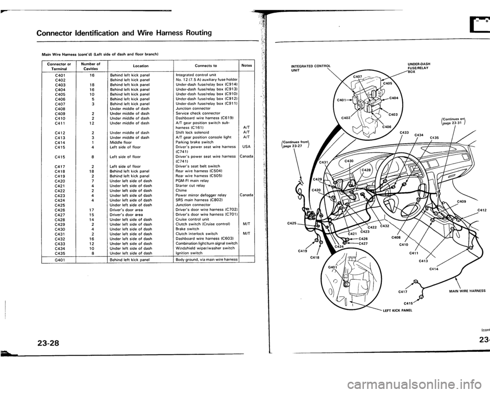 ACURA VIGOR 1993  Service Repair Manual 