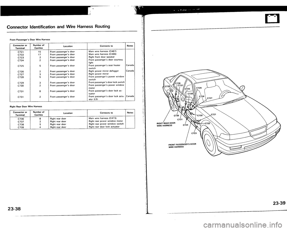 ACURA VIGOR 1993  Service Repair Manual 