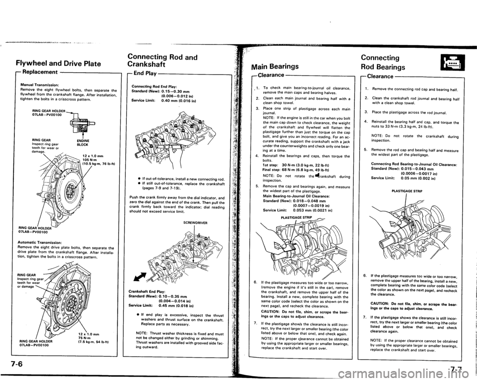 ACURA VIGOR 1993  Service Workshop Manual 