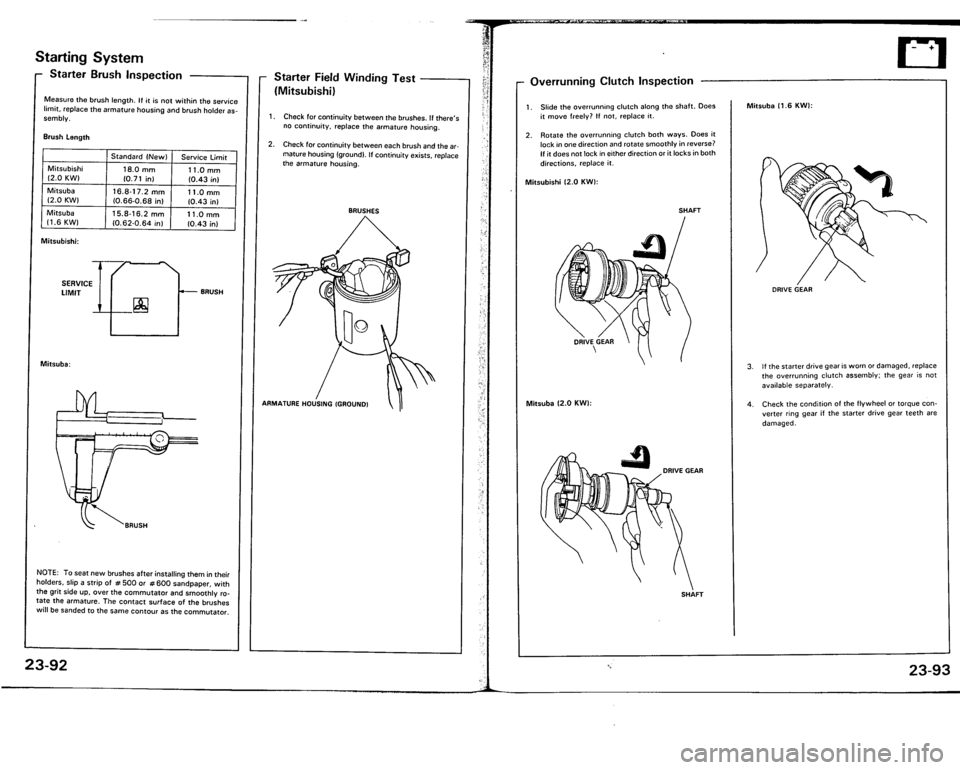 ACURA VIGOR 1993 Service Repair Manual ACURA VIGOR 1993 Service Repair Manual
